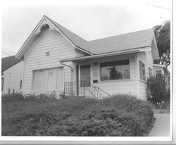 1890 farmhouse with Gothic trim in Morris Block A Addition, at 7330 Bodega Avenue, Sebastopol, California, 1993