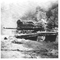 Richardson Ranch--Brown Lumber Company near Fort Ross early 1950s Warren Welsh Logging