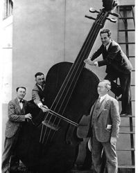 World's Largest Fiddle made by the Bridgeford Planning Mill of Sebastopol in 1928 or 1929