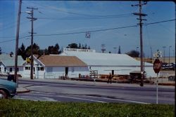 Columbo Lumber Company on South Main Street at Palm Avenue in Sebastopol, April, 1978