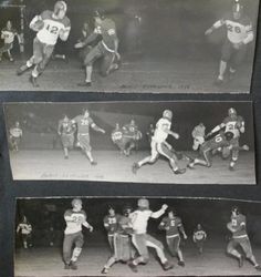 Analy High School Tigers football 1948--Analy at Petaluma night game