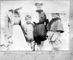 Maggie Miller, Harry Allen, Nellie Allen and Cora L. Miller, about 1908