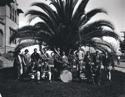 Analy Union High School 1925 yearbook photo of the Analy Band