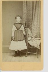 Lelia Bowman, about 1875