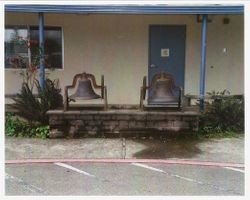 Two school bells taken from Pleasant Hill (1865-1958) and Spring Hill Schools