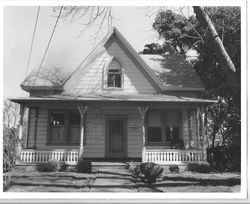 Circa 1865 Gothic Revival house--the Joseph Morris House--in the Morris Addition at 171 North High Street, Sebastopol, California, 1993