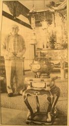 Minoru Matsuda at the Enmanji Buddhist Temple in Sebastopol, California, 1992