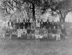 1925 Analy Union High School Student Council picture taken for the yearbook, Azalea