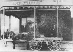 Crawford & Weeks store front on North Main Street