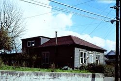 Unidentified house in Sebastopol, California, about 1975