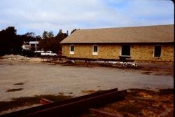 Powerhouse building at 230 Petaluma Avenue in Sebastopol in 1977 under refurbishment