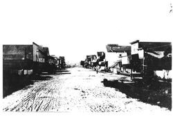 North Main Street Sebastopol looking south, taken in 1890