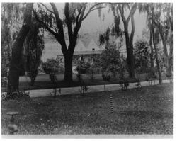 Jasper O'Farrell's Analy Ranch (O'Farrell Ranch) with house in background, located at present-day 12620 Bodega Highway in Freestone, California