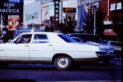 View of east side of North Main Street near McKinley Street in Sebastopol, California, 1970