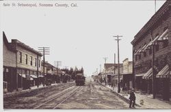 Main Street, Sebastopol, about 1915