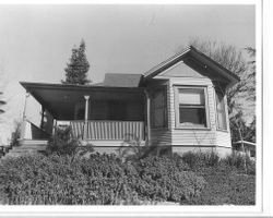 1905 Queen Anne cottage house in the Raup Addition, at 213 Florence Avenue, Sebastopol, California, 1993