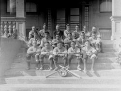 1925 Analy Union High School basketball team picture taken for the yearbook, Azalea