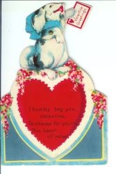 Valentine Greeting with message on back