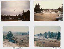 Palm Drive Hospital helipad under construction, July, 1974