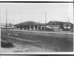 P&SR railway depot station in Sebastopol, about 1918