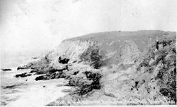 Point of land between North Beach and Shell beach