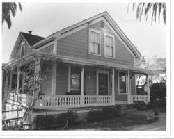 1890 Greek Revival house--the Borba House--in the Murphy Addition, at 218 Florence Avenue, Sebastopol, California, 1993