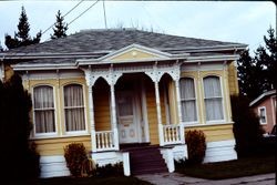 Stick/Eastlake cottage at 327 Tenth Street, Santa Rosa, California, 1976