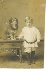 Barney Allen Cogsdell as a 3 year old in 1909