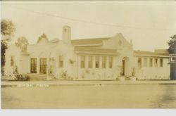 Chamber of Commerce building in Sebastopol built in 1923 on the corners of Petaluma Avenue and Sebastopol Avenue