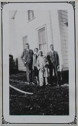 Oscar A. Hallberg, his sister Ida Hallberg Rued, mother Louisa Neta Pearson Hallberg and brother Alfred Hallberg