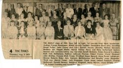 Analy Union High School Class of 1933 45th reunion in 1978