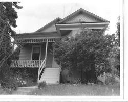 1895 Queen Anne cottage house at 7348 Healdsburg Avenue, Sebastopol, California, 1993