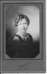 Bunni Cornelia E. Myers as a teenager, about 1925