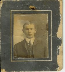 Young man of the Rego family