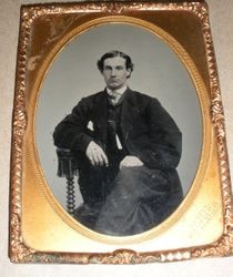 Portrait of an unidentified man, about 1870s?