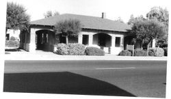 Front of the West County Museum building after restoration, about 1990