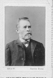 Unidentified man, likely a relative of Mrs. Harriet A. Allen, Sebastopol, California, about 1870