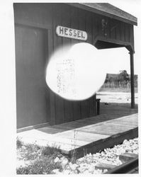 Hessel P&SR train stop