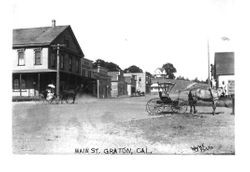 Main Street (Graton Road) Graton, 1900s