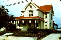 Historic Preservation Award 1977 and 1980--The Strout House, 253 Florence Avenue, Sebastopol, California