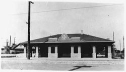 Sebastopol train depot of the Petaluma & Santa Rosa railway