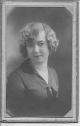 Studio portrait of "Helen" circa 1920s