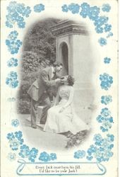 Greeting card--Picture of man and woman