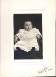 Ethel M. Sharp at 14 months old, about 1908