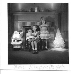 Benjamin James Kingwell's girls, about 1950s