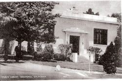 Sebastopol Carnegie Library, located at 7140 Bodega Highway, Sebastopol