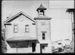 Sebastopol's firehouse on Bodega Avenue in 1936