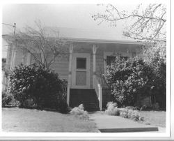 Circa 1905 Queen Anne cottage house in the Morris Addition, at 306 West Street, Sebastopol, California, 1993