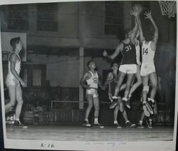 Analy High School Tigers basketball 1949--Analy vs San Rafael at San Rafael