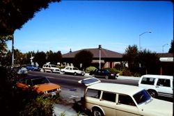 P&SR depot (and former Clarmark Flower shop) at 261 South Main Street just prior to the restoration of the depot as the West County Museum, October 1990